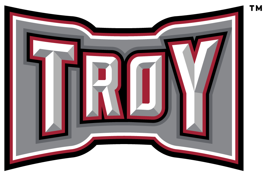 Troy Trojans 2004-2016 Wordmark Logo v2 diy DTF decal sticker